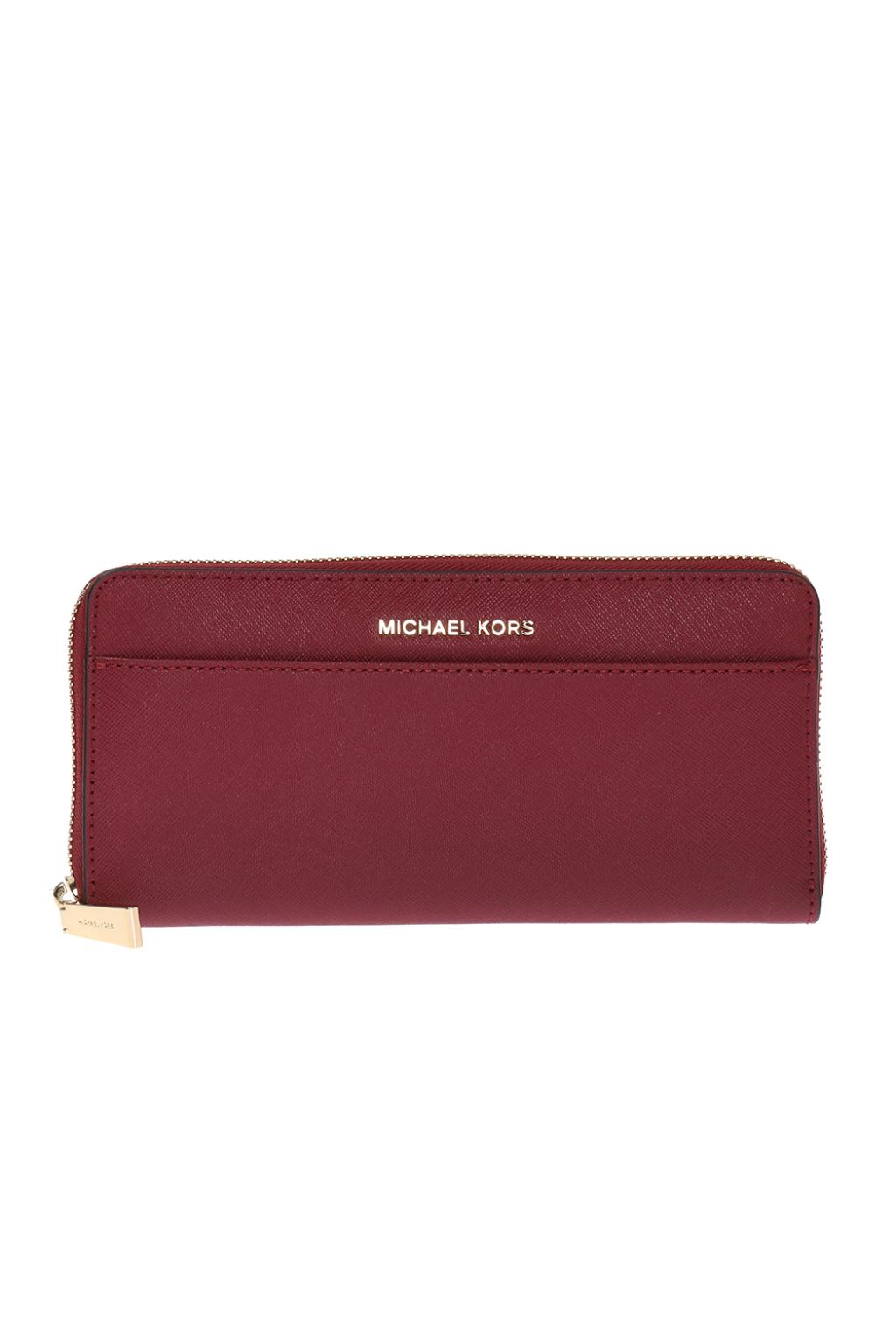 Michael kors shop wallet burgundy